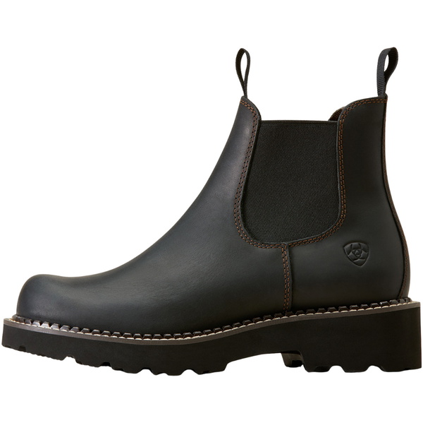 2025 Ariat Fatbaby Chelsea Western Boot 10046894 - Black Deertan